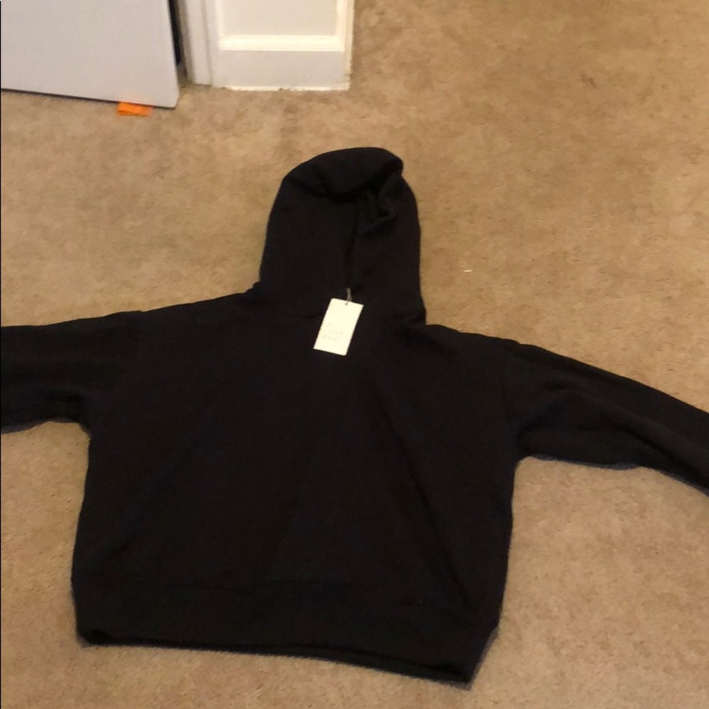 Black hoodie